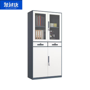 聚越唐(JUYUETANG) 中二斗文件柜办公柜 900*400*1800/1850 个