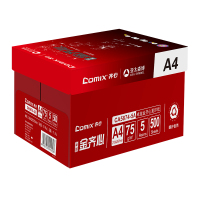 齐心 CA5874-5A卓越金齐心复印纸75G A4 5包 白