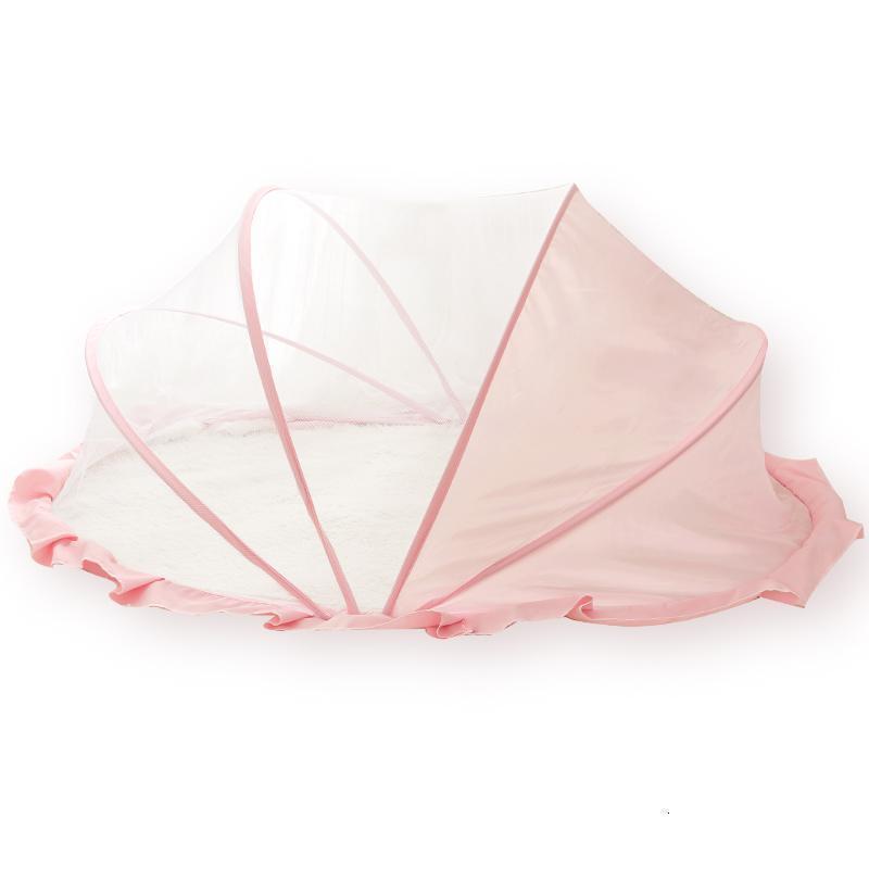 家柏饰(corated)可折叠蚊帐儿宝宝小孩防蚊罩床上蒙古包全罩式通用