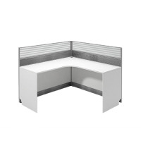[企诺]屏风工位 QND2BYP-L1414W 1430×1430×1100mm 人造板 组
