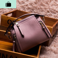 小包包女2020新款斜挎包韩版头层牛皮女百搭单肩手提水桶包NEW LAKE女士手提包