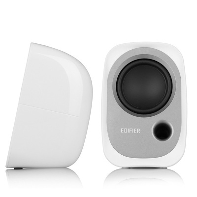 漫步者(EDIFIER)R12U台式电脑音响小音箱迷你笔记本2.0USB低音炮黑色白色