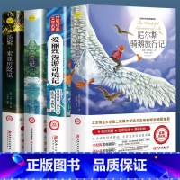 [全套4册]尼尔斯+爱丽丝+鲁滨逊+汤姆索亚 [正版]尼尔斯骑鹅旅行记原著 快乐读书吧全套 历险记完整无删减版原版六年级