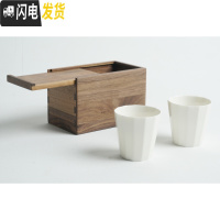 三维工匠MUMO木墨 纯白棱形矮杯 陶瓷咖啡杯文艺简约白瓷杯马克杯