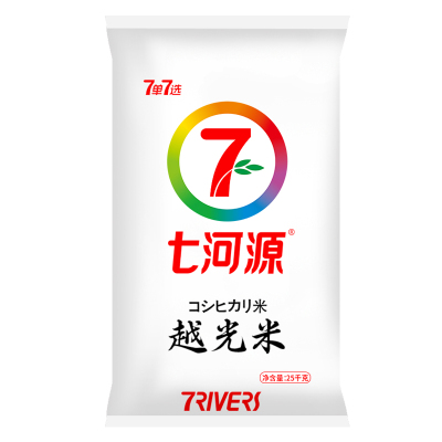 7河源 越光米25kg 20323年当季新米 寿司米