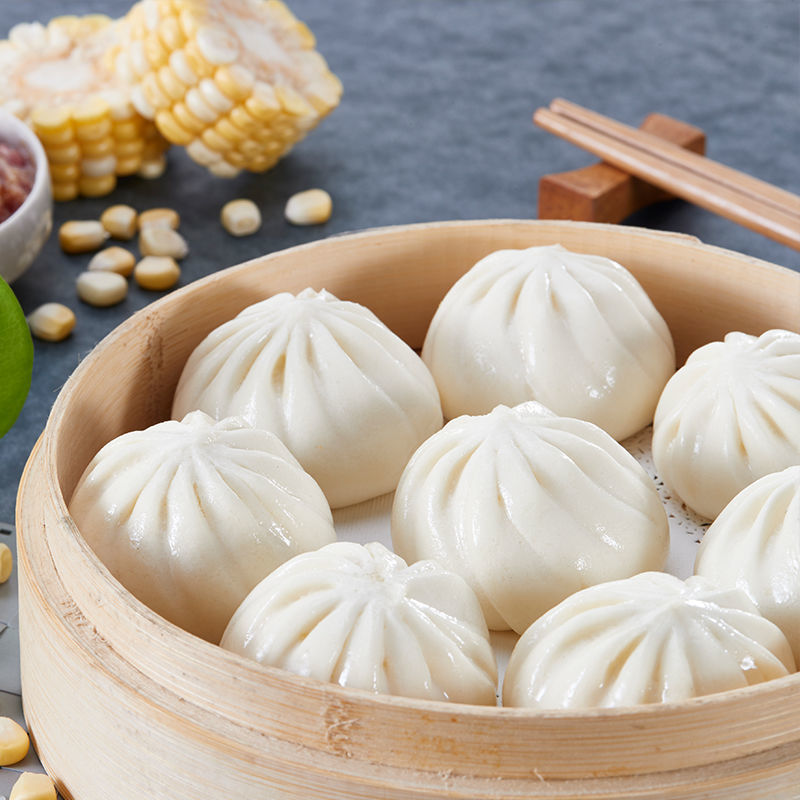标点小笼包 包子猪肉玉米早餐包鲜肉包速冻方便速食半成品 猪肉包1袋