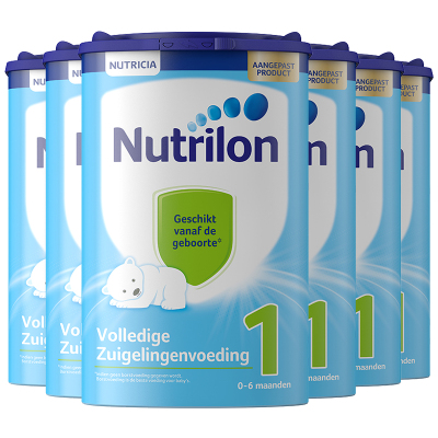 6罐装|荷兰牛栏婴幼儿配方奶粉1段易乐罐0-6月龄800g/罐