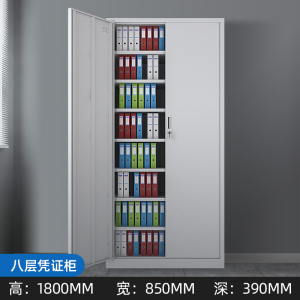 东升顺凭证柜钢制办公室档案柜财务资料柜书柜储物柜带锁铁皮柜子文件柜