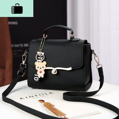 森系小包包女2020新款韩版单肩少女包旋锁小方包潮女式手提斜挎包NEW LAKE女士单肩包