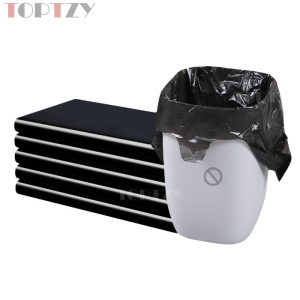 toptzy TZ5071221 垃圾袋家用手提式黑色袋子背心式垃圾袋 70*80cm 50只装