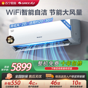 [格力官方旗舰店]清炫风2匹新一级能效变频大挂机空调 KFR-50GW/NhKf1BAt 冷暖家用 一级能效