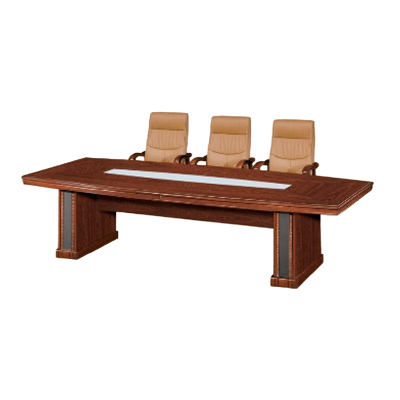 大央会议桌H-5824 2400W*1200D*760H办公家具会议桌长方形大型长桌简约现代会议室洽谈桌