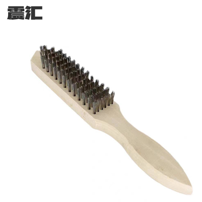 震汇 钢丝刷 木柄 把