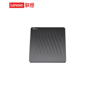 联想(Lenovo)8倍速 外置光驱 DVD外置刻录机 移动光驱 外接光驱 笔记本电脑便携光驱外置读刻一体黑色 DB75