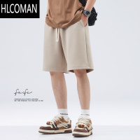 HLCOMANFAFC夏季新款卫裤短裤男美式潮牌宽松直筒运动休闲五分裤中裤