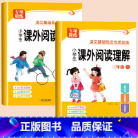 [上册+下册/全2册]课外阅读理解 小学三年级 [正版]三年级课外阅读理解专项训练书上册下册人教版小学3年级语文同步练习