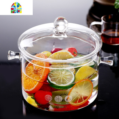 电磁炉电陶炉明火涮锅煮粥煲汤玻璃泡面锅沙拉碗锅烧水锅炖锅 FENGHOU 双耳涮锅加厚14cm平盖