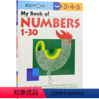 数学基础技能:数字1-30[3-5岁] [正版]2-9岁Kumon 公文式教育 英语数学 手工益智 My Book of
