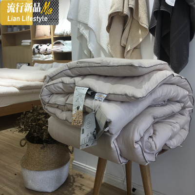 [20]小清新棉提花大豆加厚春秋被芯北欧单双人保暖冬被子 三维工匠