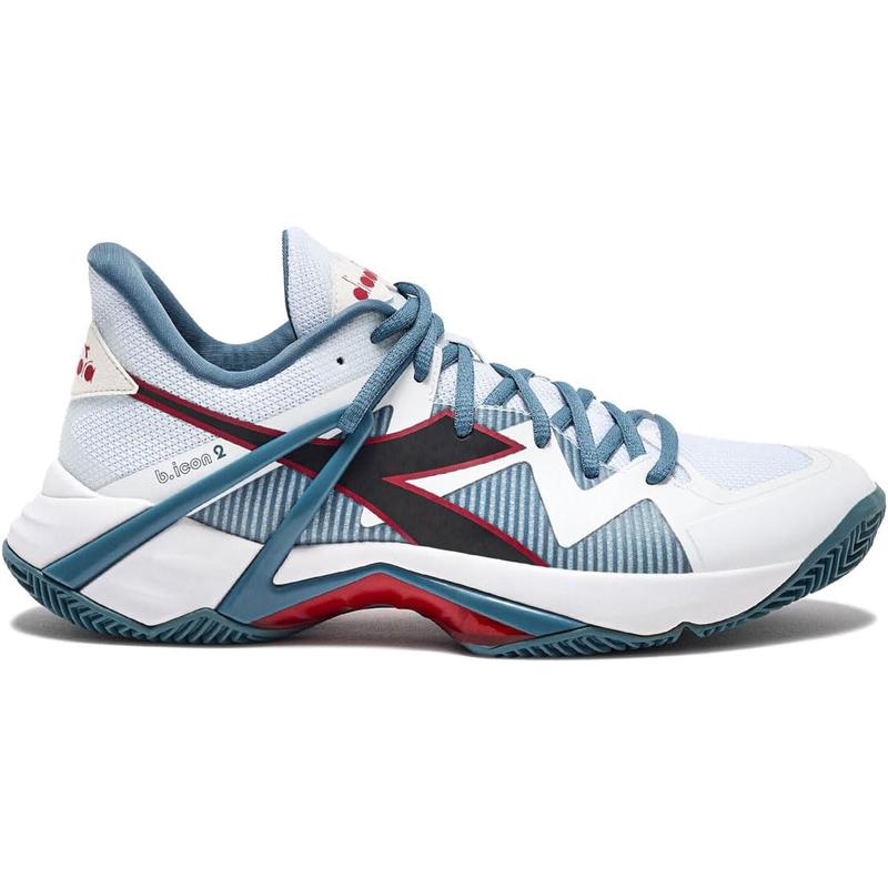 迪亚多纳(DIADORA)男子网球鞋专业快速玩家红土场透气舒适减震耐