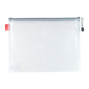 晨光 M&G 经济型网格拉链袋 ADM94905 A4 (颜色随机) 12个/包 1包