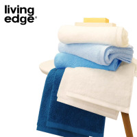 栎捷时(LIVING EDGE)流光系列 抗菌纯棉素色毛巾浴巾组合 34*75cm/95g+70*140cm/420g