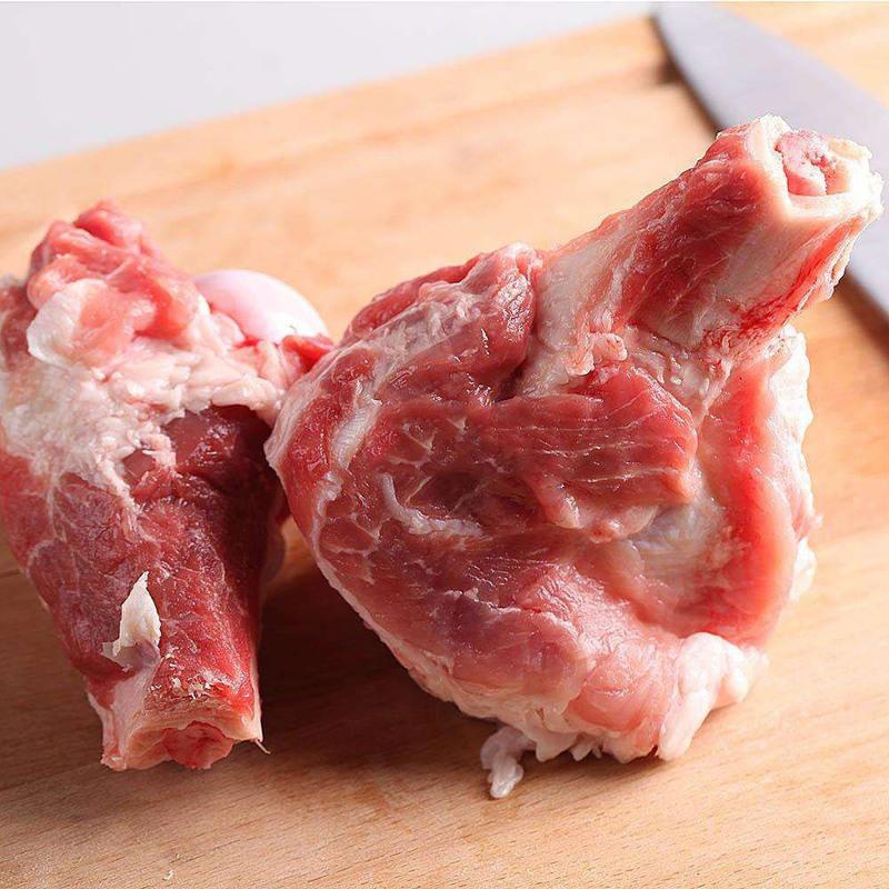 多肉猪大骨带骨髓猪筒子骨猪棒骨猪骨头猪腿骨新鲜煲汤批发酱大骨 2斤