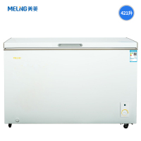 美菱421LBC/BD-421DT白色 冰柜商用大容量冷藏冷冻两用转换一级节能雪柜保鲜冷冻柜