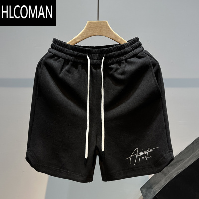 HLCOMAN美式短裤男2024新款夏季潮牌运动中裤篮球健身宽松休闲五分裤