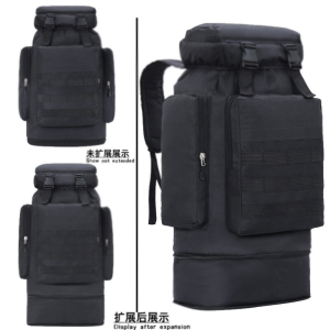 铁迅可扩容登山包H65 个