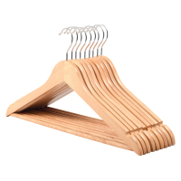 围达 实木衣架 本色38cm 组