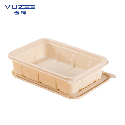 吾梓 一次性餐盒 600ml方-A300套 箱