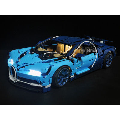 HiBrick灯饰布加迪奇龙适用乐高42083赛车积木LED灯光灯具42083基础版(仅售灯饰不含积木)