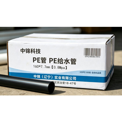 中锦科技 PE管 PE给水管 国标聚乙烯PE管材 160*7.7mm[0.8Mpa]米