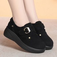 新款厚底一脚蹬博肯鞋单鞋