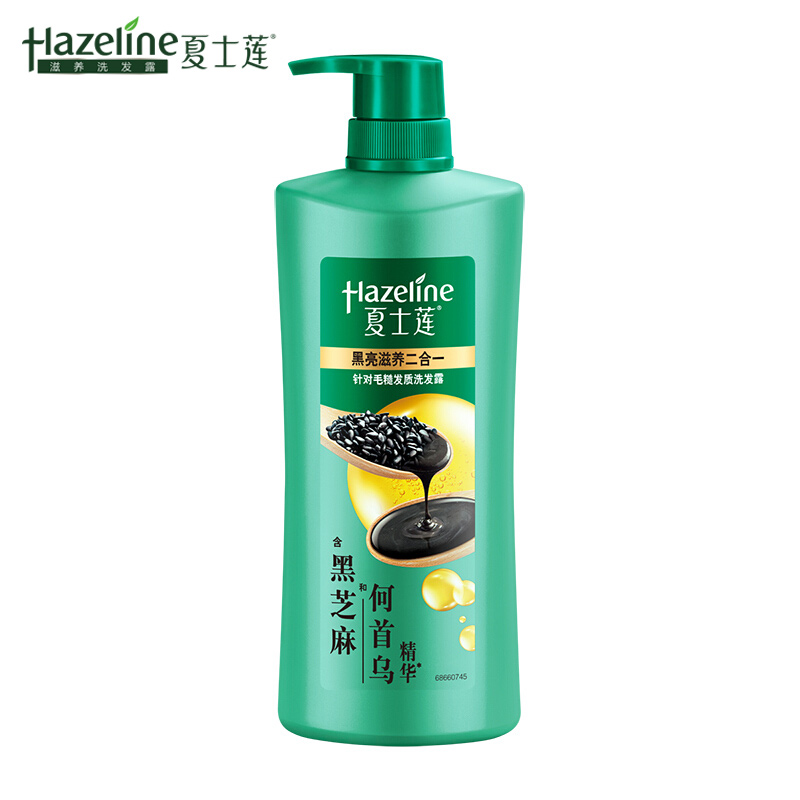 洗护二合一 洗发露 750g 含黑芝麻和何首乌精华洗发水 联合利华出品