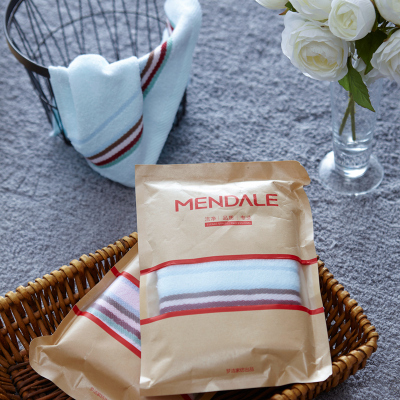 梦洁 雅柔纯棉面巾 32*70cm 2条装