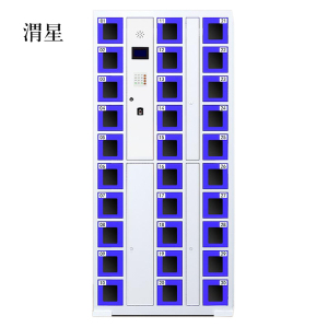 渭星智能手机柜存放柜存包柜储物柜30门透明款