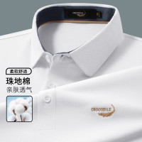 鳄鱼恤CROCODILE 男士POLO衫时尚亲肤透气翻领短袖T恤