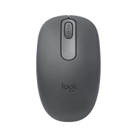 罗技(Logitech)M196 无线蓝牙鼠标 办公鼠标 笔记本商务办公家用 小巧便携 对称手型 石墨灰