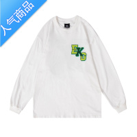 喻娄Feel lonely 2022新款男女休闲字母印花长袖T恤内搭流行时尚情侣