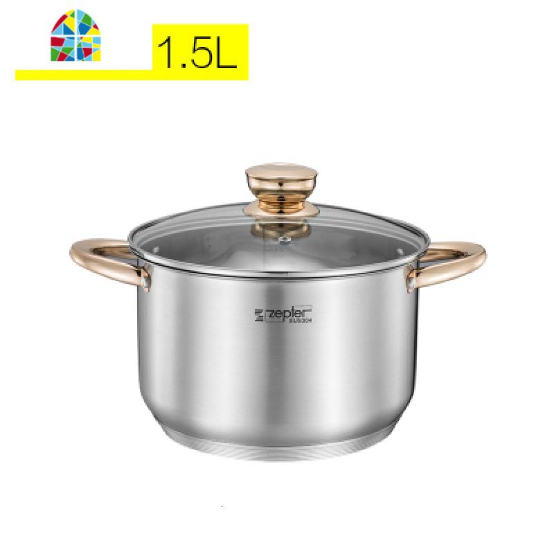 304不锈钢锅汤锅加厚家用煮锅小汤锅煲汤锅电磁炉大容量蒸锅 FENGHOU ZK16C双耳适合1个人使用