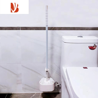 三维工匠长柄马桶刷加长无死角家用卫生间厕所刷蹲坑清洁刷蹲便器圆头厕刷