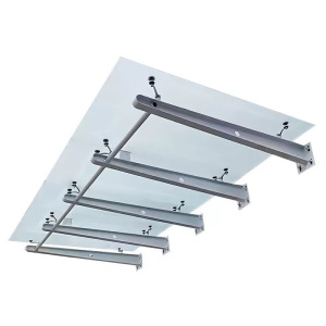 诚智旺 玻璃雨搭 夹胶钢化玻璃/平方米