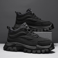 马丁靴男款询价秋冬男鞋高帮增高鞋男士户外登山鞋防滑劳保鞋