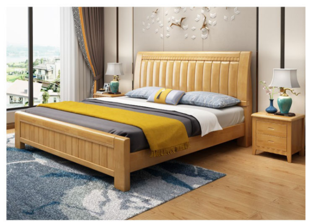 铜林实木床橡木床宿舍床 TL-0028