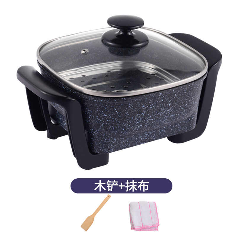 电炒蒸煮一体锅多功能电锅学生宿舍小锅小型家用迷你炒菜插电炒锅定制