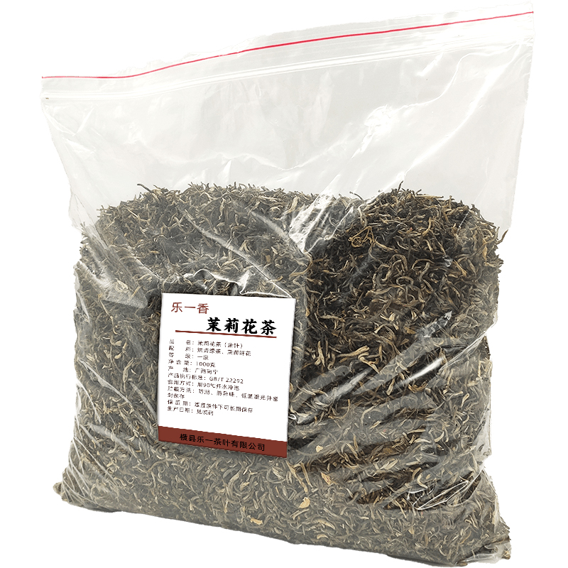 乐一香毛茶茉莉花茶(金针)1kg袋装