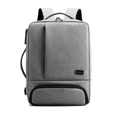 NEWLAKE男士简约放鞋子双肩包手提两用休闲出差旅行商务电脑密码锁背包旅行包