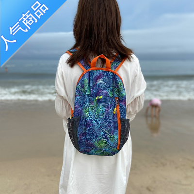 FENGHOU宝妈带娃出门轻便背包女士短途旅行休闲散步运动双肩包妈妈溜娃包旅行包男女